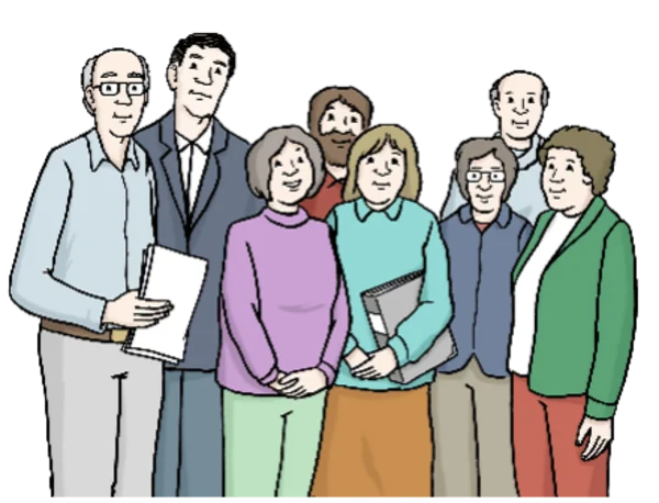 Das Foto zeigt eine Gruppe von Menschen