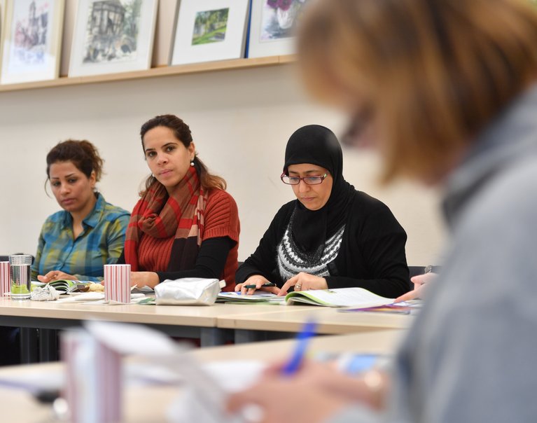 Frauen in einem Kurs zur Engagementförderung