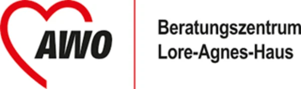 Das Foto zeigt das Logo des AWO Beratungszentrums Lore-Agnes-Haus