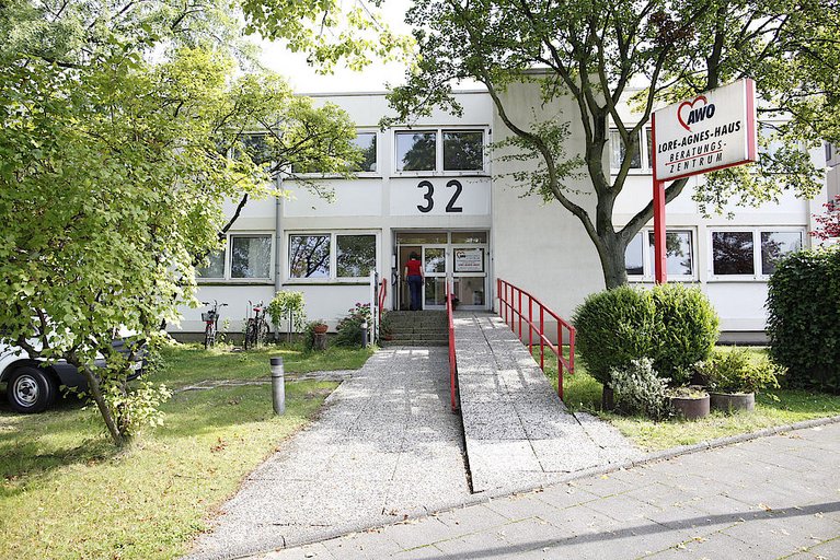 Das AWO Lore-Agnes-Haus in der Lützowstraße 32 (Foto:Thomas Bocian).