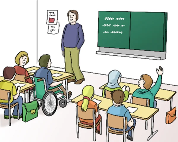 Das Foto zeigt eine Schulklasse