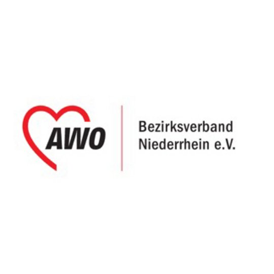Das Foto zeigt das Logo des AWO Bezirksverbands Niederrhein