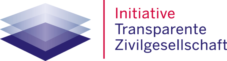 Das Foto zeigt das Logo der Initiative Transparente Zivilgesellschaft
