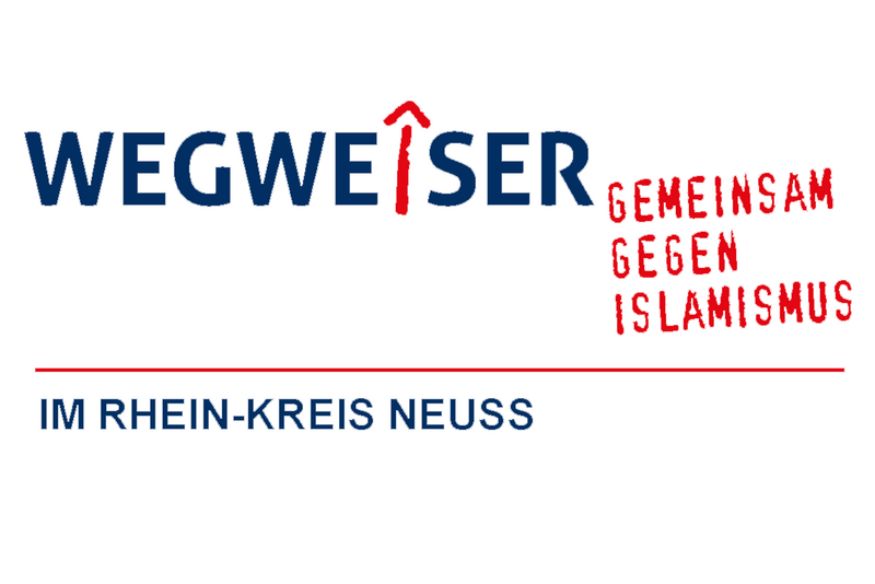 Das Bild zeit das Logo von Wegweiser. Gemeinsam gegen Islamismus im Rhein-Kreis Neuss