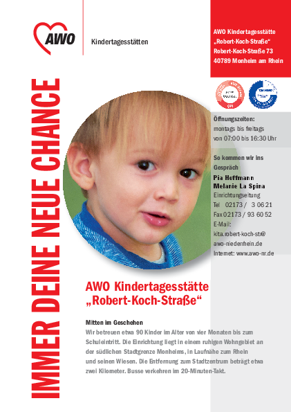 Flyer Kita Robert-Koch-Straße