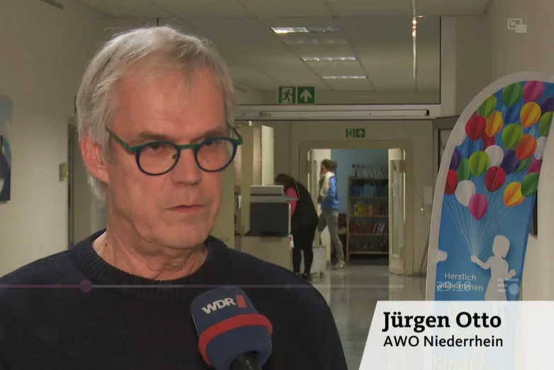 Das Bild zeigt einen Screenshot aus dem WDR Beitrag.