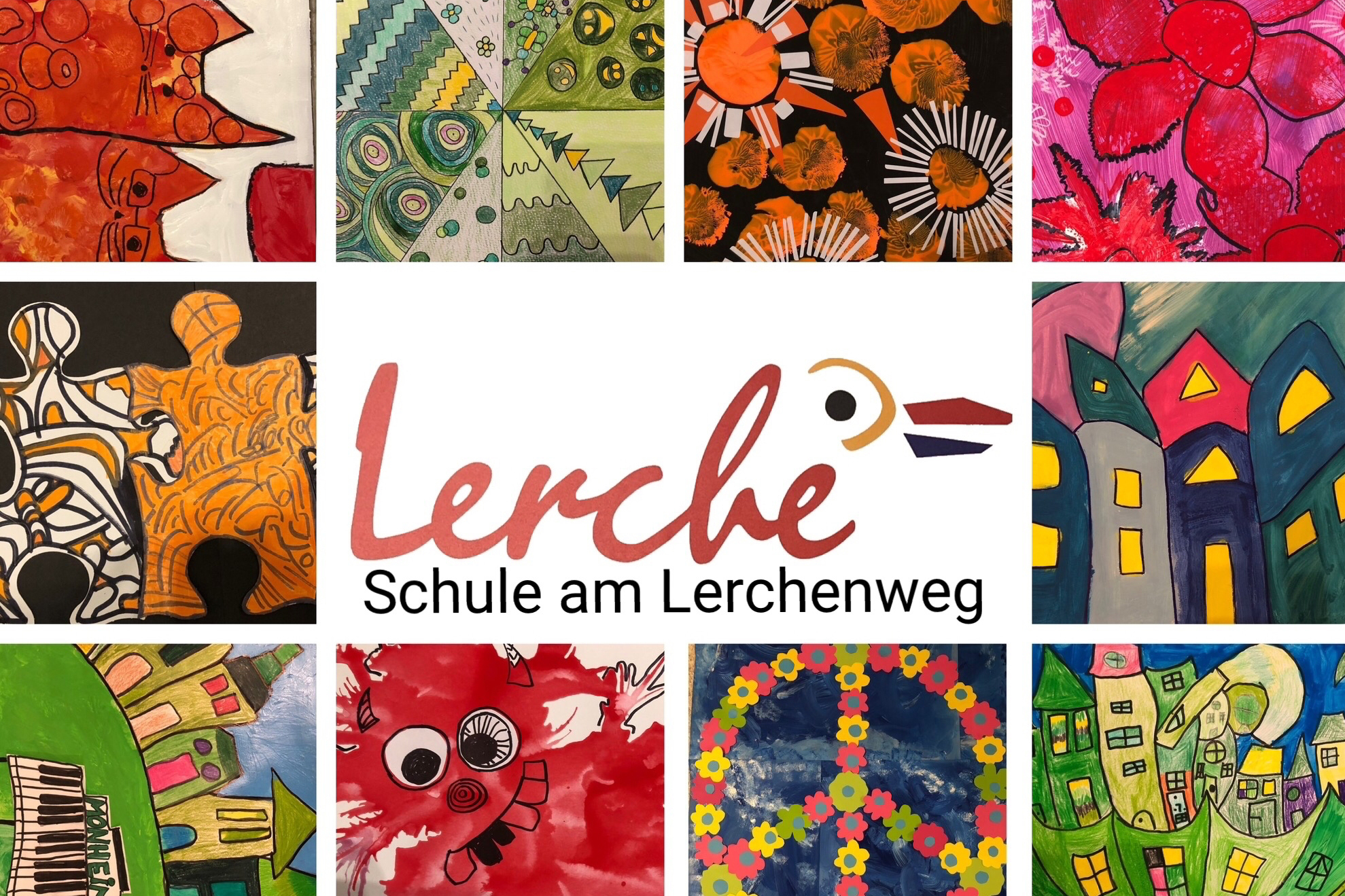 Das Bild zeigt eine Collage der Kunstwerke